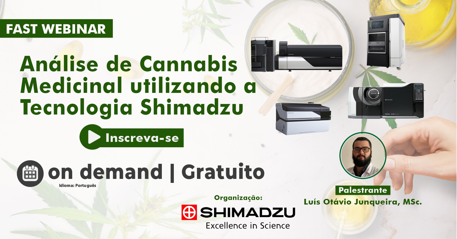 Análise de Cannabis Medicinal utilizando a Tecnologia Shimadzu