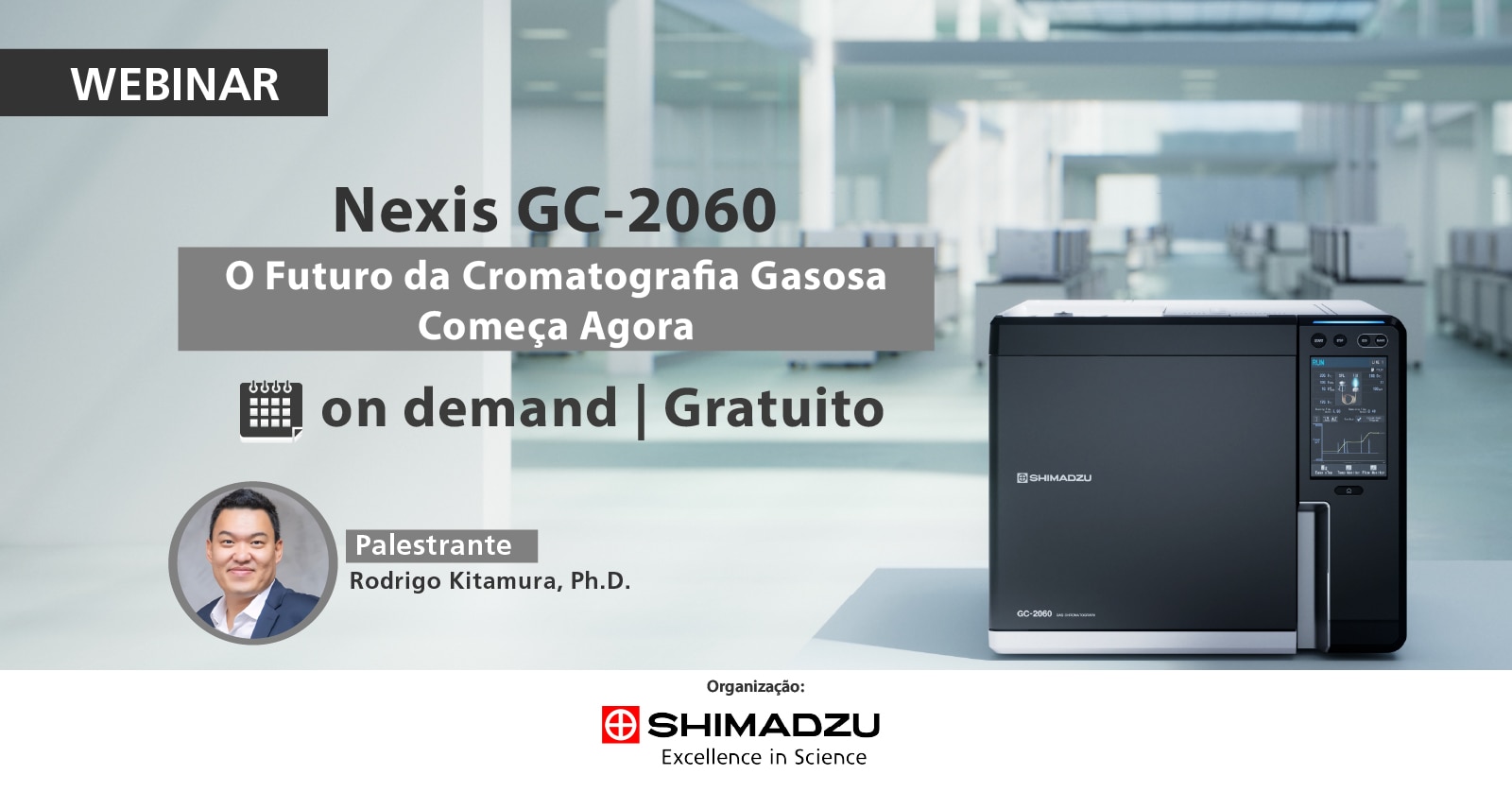 Webinar: Nexis GC-2060: O Futuro da Cromatografia Gasosa Começa Agora