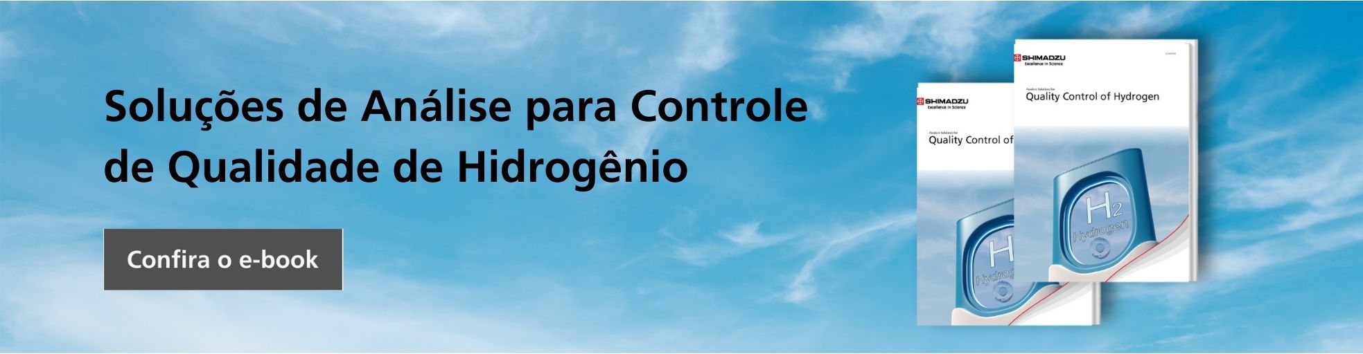 e-book sobre Análise para Controle de Qualidade de Hidrogênio.