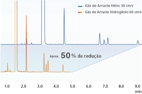 Análise mais Segura e Ainda mais Rápida com Gás H2 