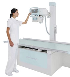 Offers Unimaginably Wide Radiographic Coverage Through a Combination of Tabletop Movement and X-Ray Tube Support